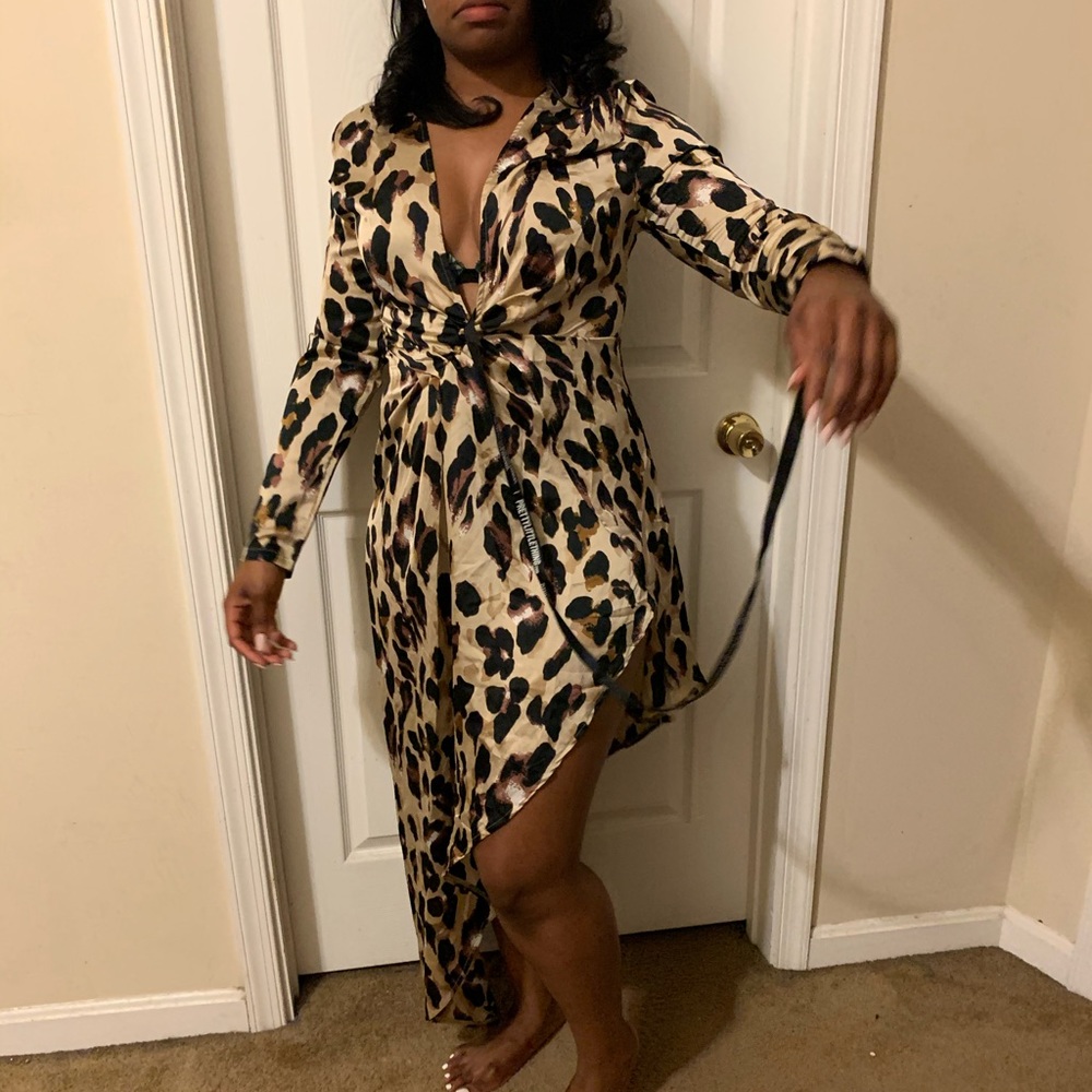 High low cheetah print dress!